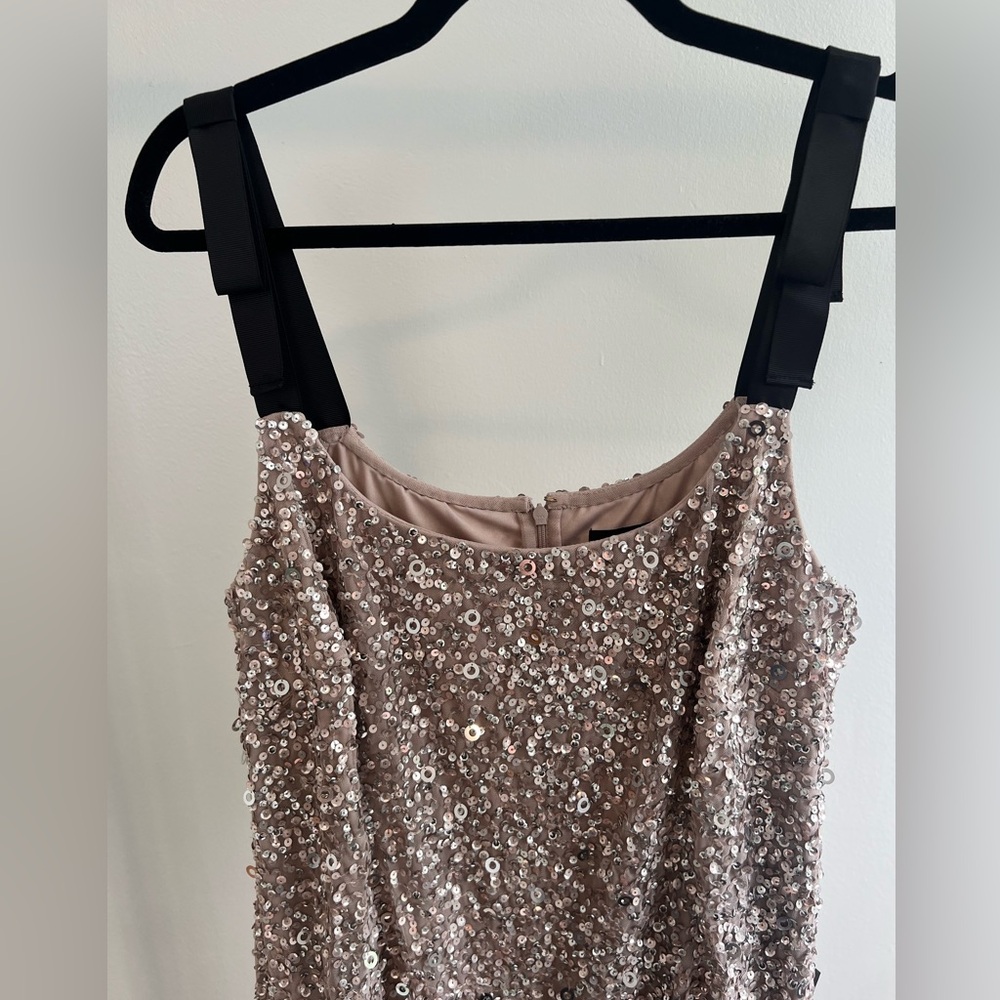 NWT Adrianna Papell Beaded Midi Dress - Picture 7 of 12